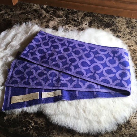 Coach Merlino Wool Scarf - Picture 1 of 5